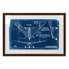 Obraz na ścianę samolot MECHANICAL MOTH KH1501100259 King Home niebieski czarny