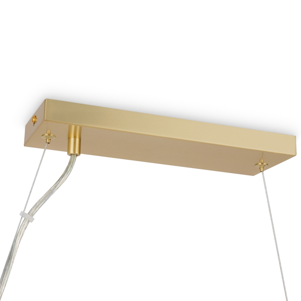 Zwisowa lampa Dallas MOD547PL-25BS balls kule białe złote