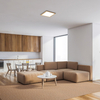 Minimalistyczny plafon Almond 6907 LED 12W 4000K metalowa lampa drewno