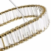 Wisząca lampa glamour ADONIS złota ST-8877P-100 1xLED 15W 3000K owalna