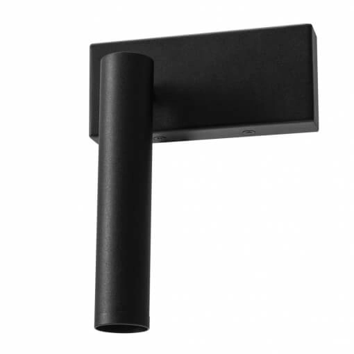 Ścienna lampa LED Roll 50918102 Kaspa 4,2W 3000K tuba do salonu czarna