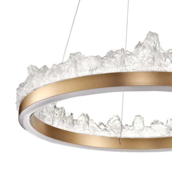 Pierścieniowa lampa wisząca Montana ST-6490P/1 LED 26W 3000K ring złoty