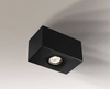 Natynkowa LAMPA sufitowa SETO H 1214 Shilo metalowa OPRAWA regulowana kostka cube spot czarna