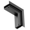 Boczny narożnik podtynkowy Magnetic Track ML2188 czarny