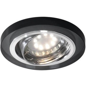 Minimalistyczne oczko sufitowe Ssu regulowana lampa czarna