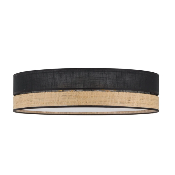 Okrągła lampa sufitowa Paglia 4763 TK Lighting do kuchni czarna