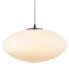 Lampa wisząca nad stół Locus 108437 Markslojd owalna szklana biała