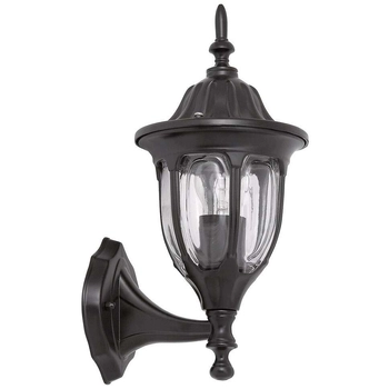 Ogrodowa LAMPA latarenka MILANO 8342 Rabalux zewnętrzna OPRAWA klasyczny KINKIET ścienny elewacyjny outdoor IP43 czarny