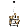 Industrialna lampa wisząca Leanne 21421/10/30 Lucide do salonu czarna