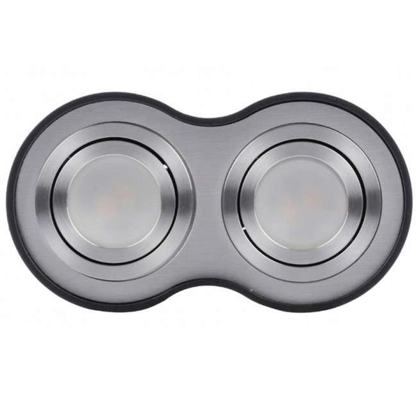 Plafon lampa sufitowa Bross AZ0782 metalowa tuba czarna chrom