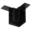 Magnetyczny narożnik do szyn TRMA-263537-CONN-L-TYPE metalowy czarny