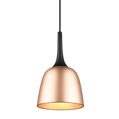 Pojedyncza lampa wisząca CHIRON 310800108 Trio mosiądz czarny