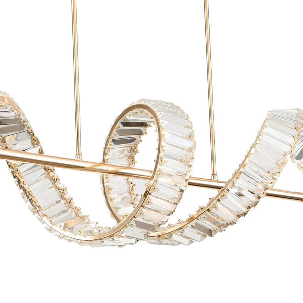 Wisząca lampa glamour RITZ ST-MD2405161 LED 50W 3000K złota