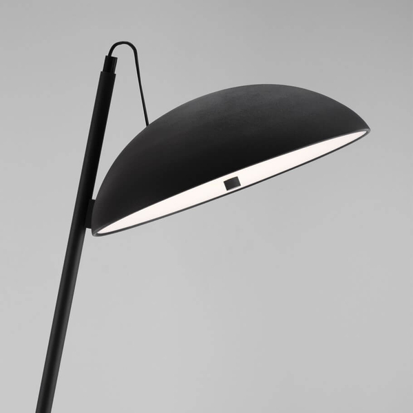 Lampa podłogowa z wtyczką VIBORAL LE44526 LED 30W 3000K czarna