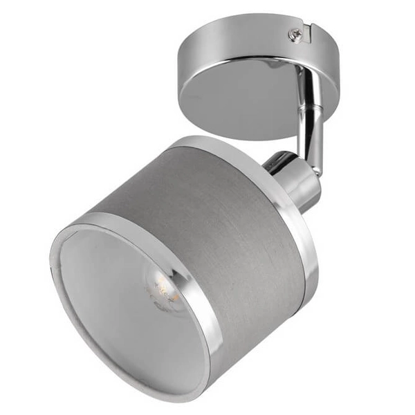 Nowoczesny plafon do sypialni Arosa 812100106 metalowy srebrny chrom