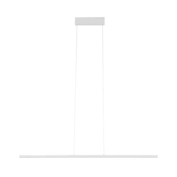 Wisząca lampa do salonu podłużna BAR 11583 LED 27W 3000K biała