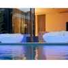 Okrągła podświetlana sofa Formentera MOBFR160SSNW King Home LED RGB 1W 3000-6500K IP65 biały