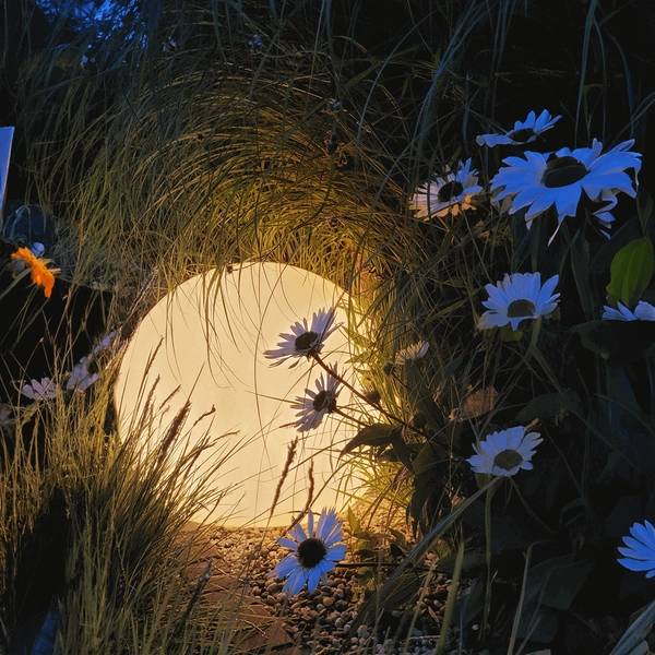 Ogrodowa lampa stojąca Globo EKO0458 Eko-light kula IP44 biała