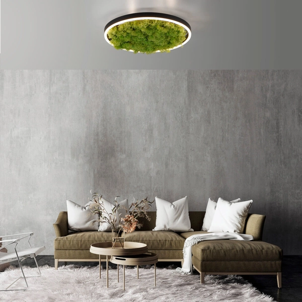 Okrągły plafon GREEN RITU 15391-66 Just Light LED 20W 3000K roślina zielony