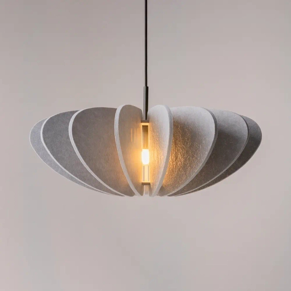 Nowoczesna lampa wisząca Cambio MOD398PL-01GR1 nad wyspę szara