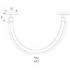 Magnetyczna lampa Magnetic M0035Z Maxlight LED 15W 2700-5000K do jadalni biała