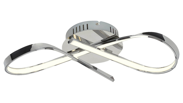 LAMPA sufitowa ANIELA 2187 Rabalux metalowa OPRAWA plafon LED 20W 4000K spirala chrom