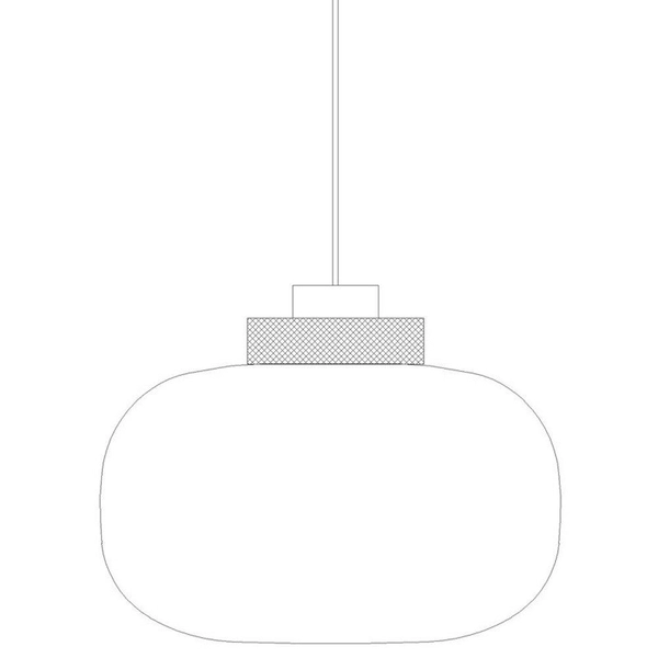 Lampa zwisowa Boom 9969P/B Step LED 24W 3000K nad stół mosiądz bursztynowa