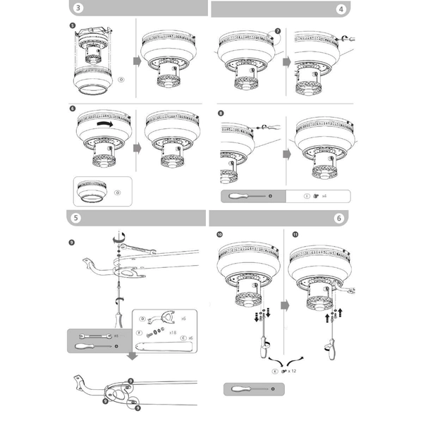 LAMPOWENTYLATOR sufitowy UGO 0307 Globo drewniana OPRAWA plafon WIATRAK z regulacją obrotów nikiel brązowy grafitowy