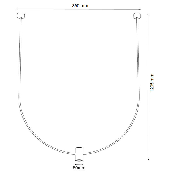 Natynkowa lampa zwisowa No.C 5088 Shilo 86cm regulacja do salonu czarna