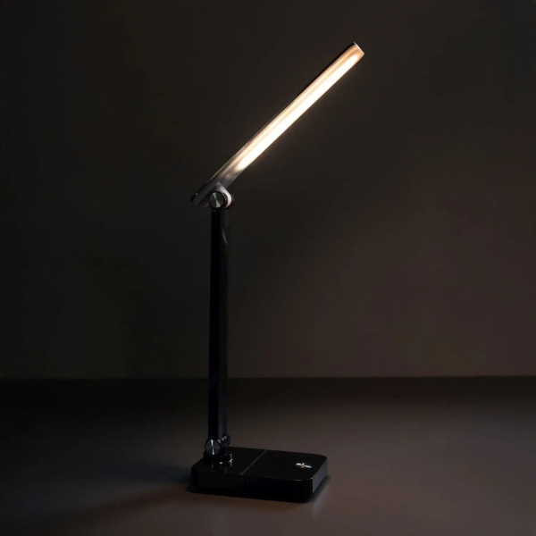 Regulowana lampa BIURKOWA 1949-BK LED 8W CCT dotykowa czarna