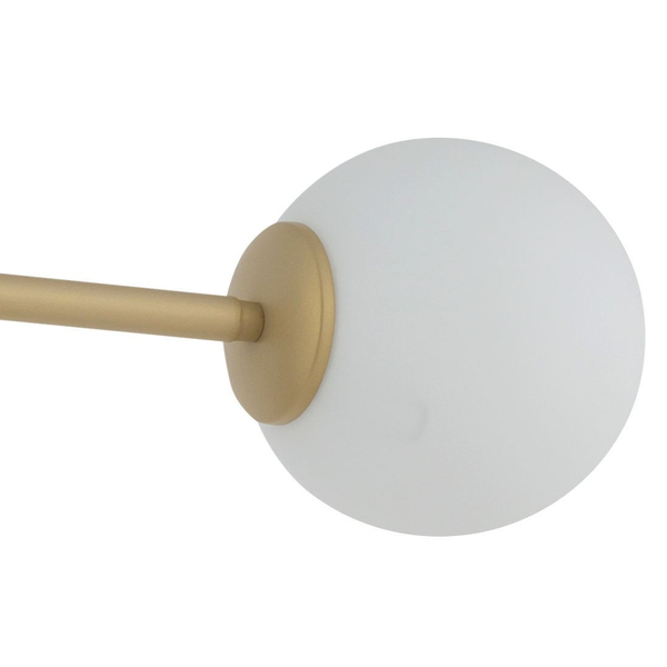 Modernistyczna LAMPA sufitowa GAMA 33333 Sigma szklana 4-punktowa kule balls złote białe