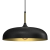 Kopułowa wisząca lampa LINCOLN MLP7898 do salonu metalowa czarna