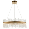 Lampa wisząca do jadalni LED L&-181908 Light& 58W 3000K ring złoty
