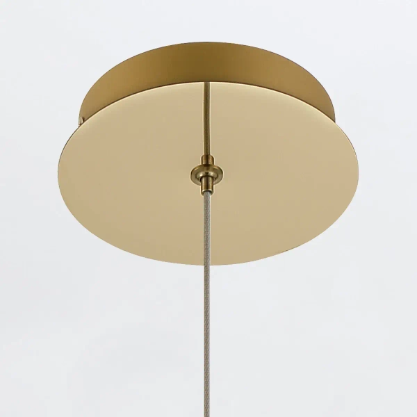 Wisząca lampa Atomo QN-ATOMO-1P-BG LED 9W 3000K szklana kula złoty