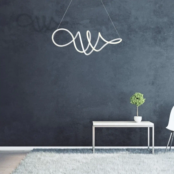 Designerska lampa wisząca LOCA 56W ML5491 LED 56W 4000K biała