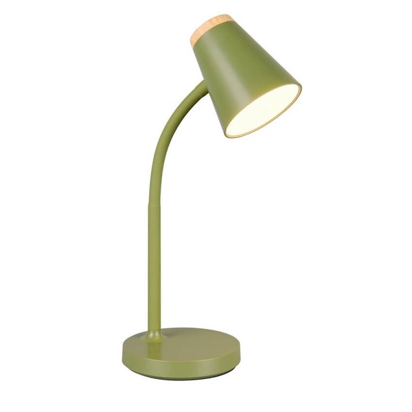 Lampka biurkowa do czytania PONGO R55831115 LED 4,5W 3000K zielony