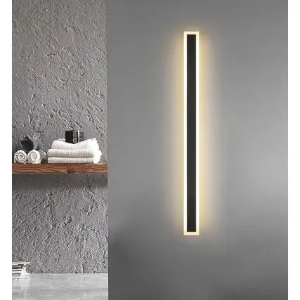 Lampa ścienna podłużna BAR-UNO CGBARUNO80 LED 31W 3000K czarna