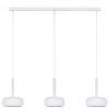 Wisząca lampa do jadalni Otto 3 41388 regulowana na belce biały