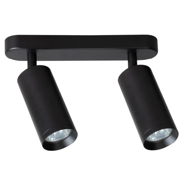 Podwójna sufitowa lampa MICA SPOT ML1144 do kuchni tubka czarny