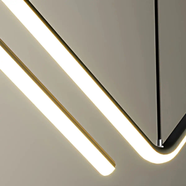 Designerska wisząca lampa Mont Blanc LWMB-90CM LED 26W 3000K czarny