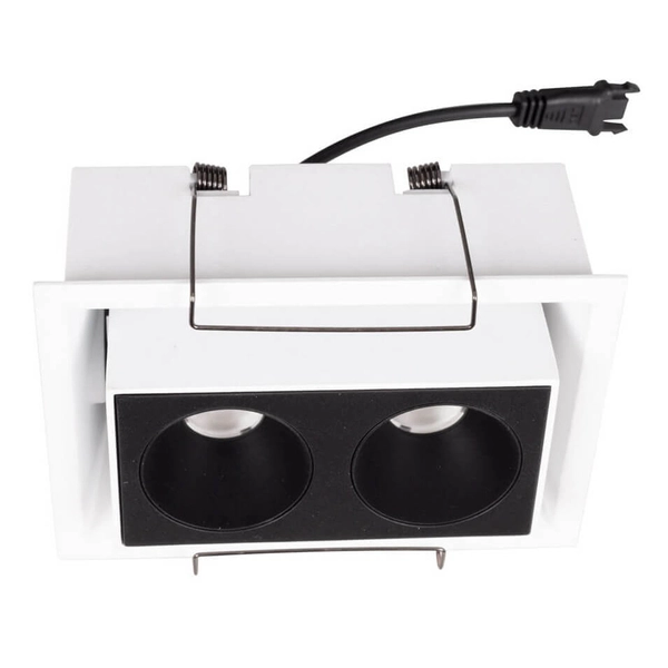 Podtynkowa lampa z zasilaczem i modułem LED Modular H180.02 + HM180 2L + HT180 6W ON/OFF Maxlight LED 6W 3000K czarna biała