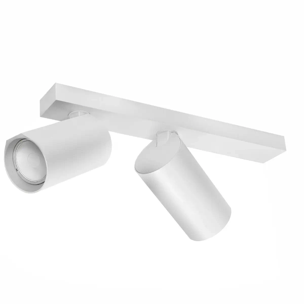 Minimalistyczna lampa sufitowa Bora 1629 cylindryczne tubki biały