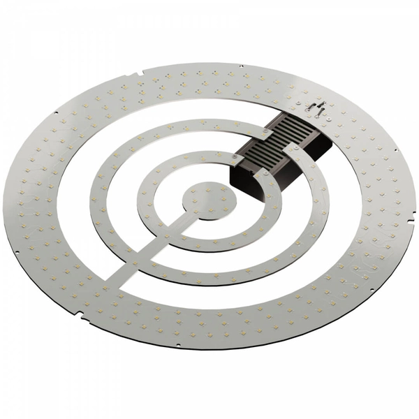 Szary plafon minimalistyczny 137623620835 LED 48W salonowy