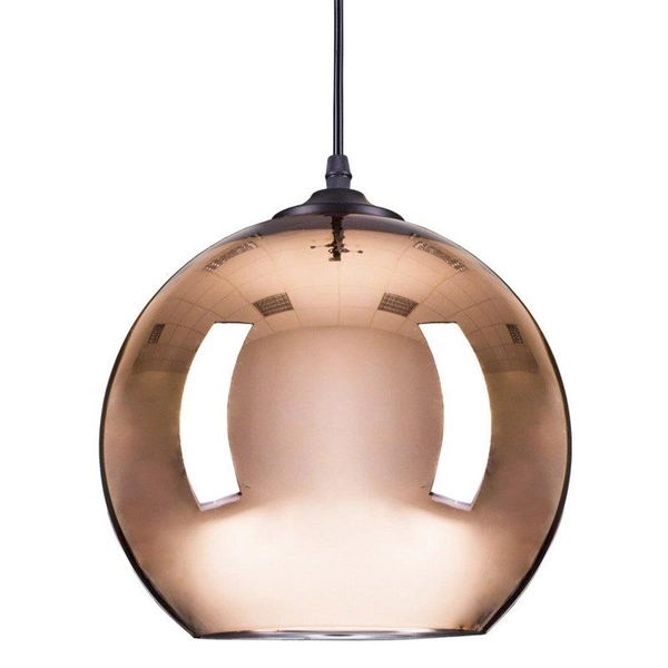 Wisząca lampa ball Glow ST-9021-M copper Step klosz lustrzany miedziana