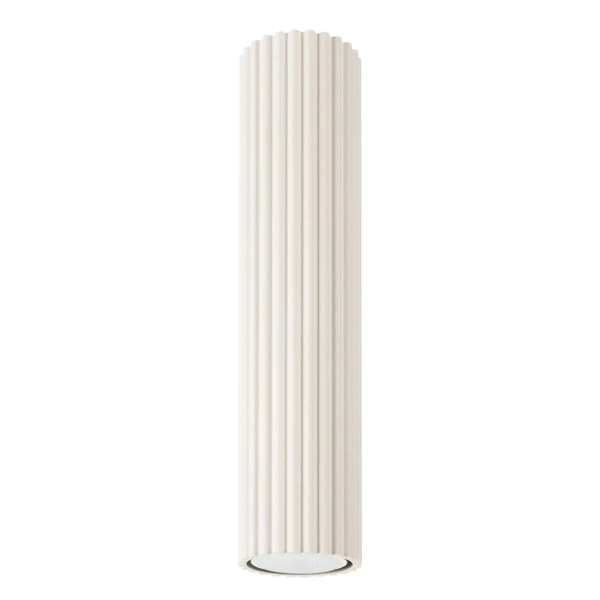 Podłużna sufitowa lampa KARBON SL.1589 ryflowana tuba beżowa