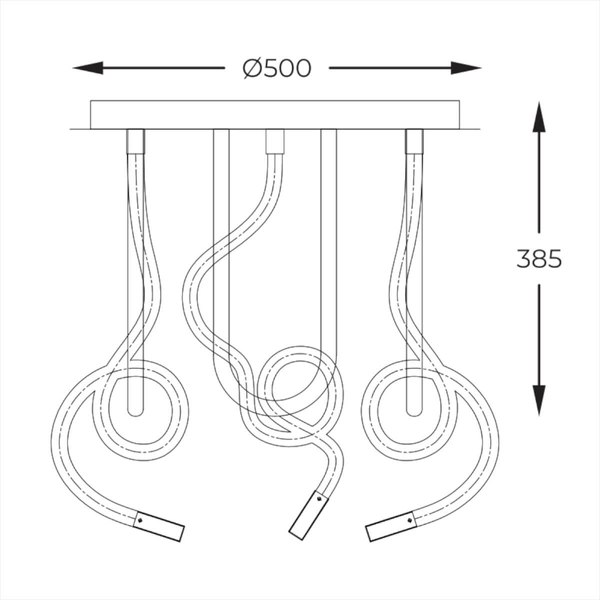 Lampa sufitowa do gabinetu Balbo 2023573-BK LED 45W 3000-6000K czarna biała