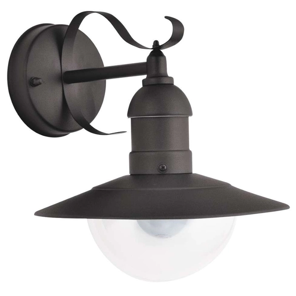 Elewacyjna LAMPA zewnętrzna OSLO 8682 Rabalux metalowa OPRAWA kopuła ścienna industrialna IP44 zielona przezroczysta