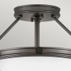 Nowoczesna sufitowa lampa Collier HK-COLLIER-SF-S-BX okrągła czarna