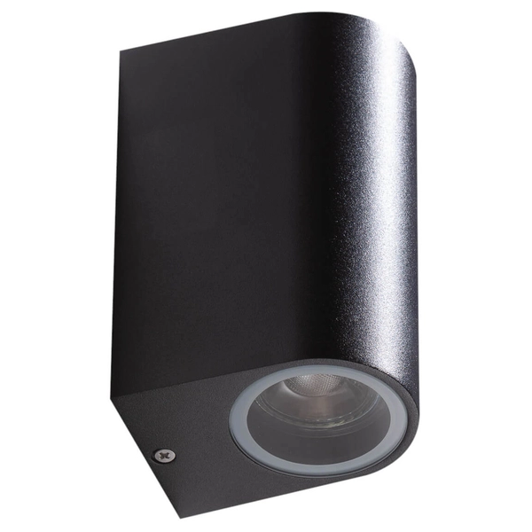 Nowoczesny kinkiet zewnętrzny Rimini AZ4266 IP54 czarna lampa ścienna