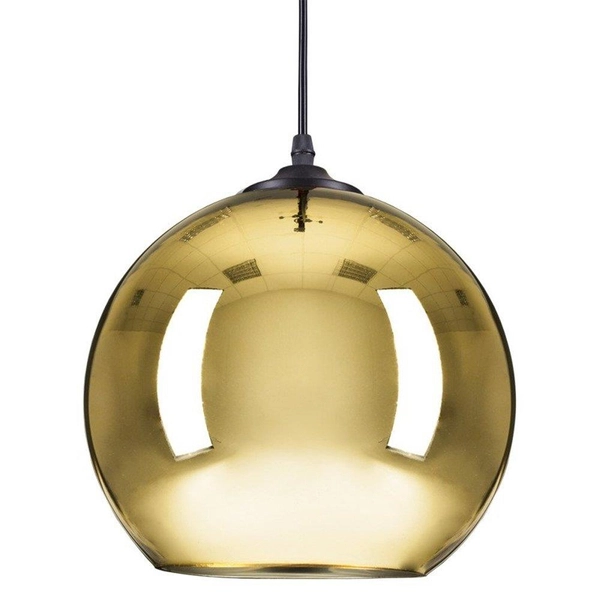 Kulista lampa wisząca Glow ST-9021-S gold Step szkło lustrzane złota